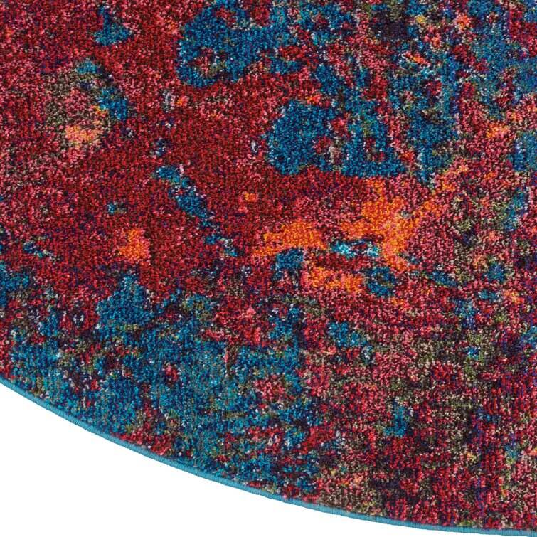 Velva Performance Blue/Red Rug