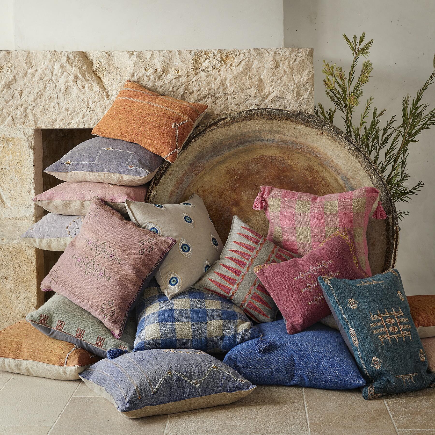 Sunset Ridge Gray Pillow