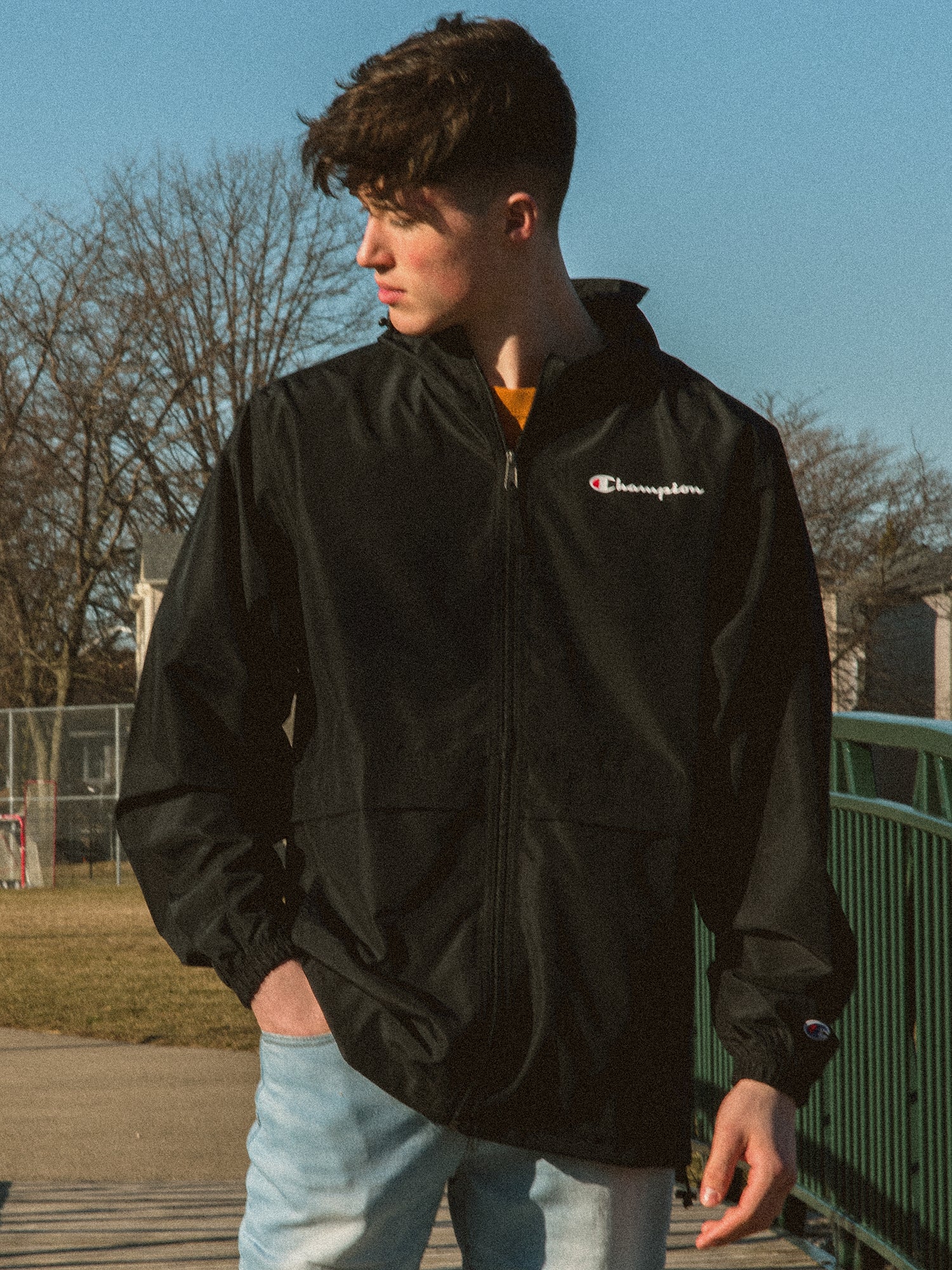 Final inventoryCHAMPION STADIUM C LOGO SCRIPT FULL ZIP JACKET