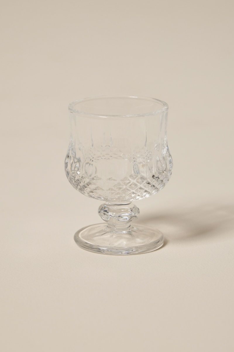 Footed Vintage Shot Glass