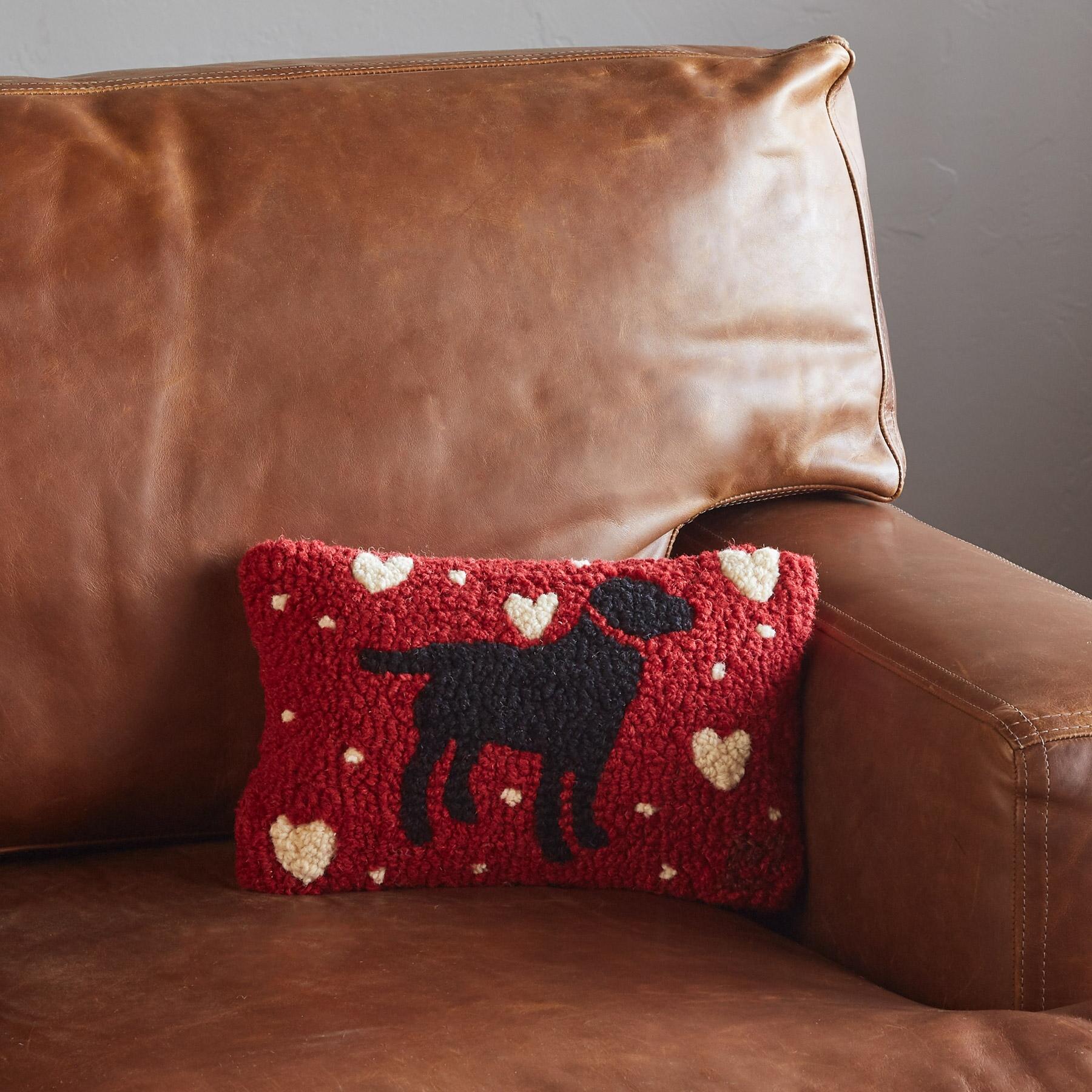 Lovable Lab Mini Pillow