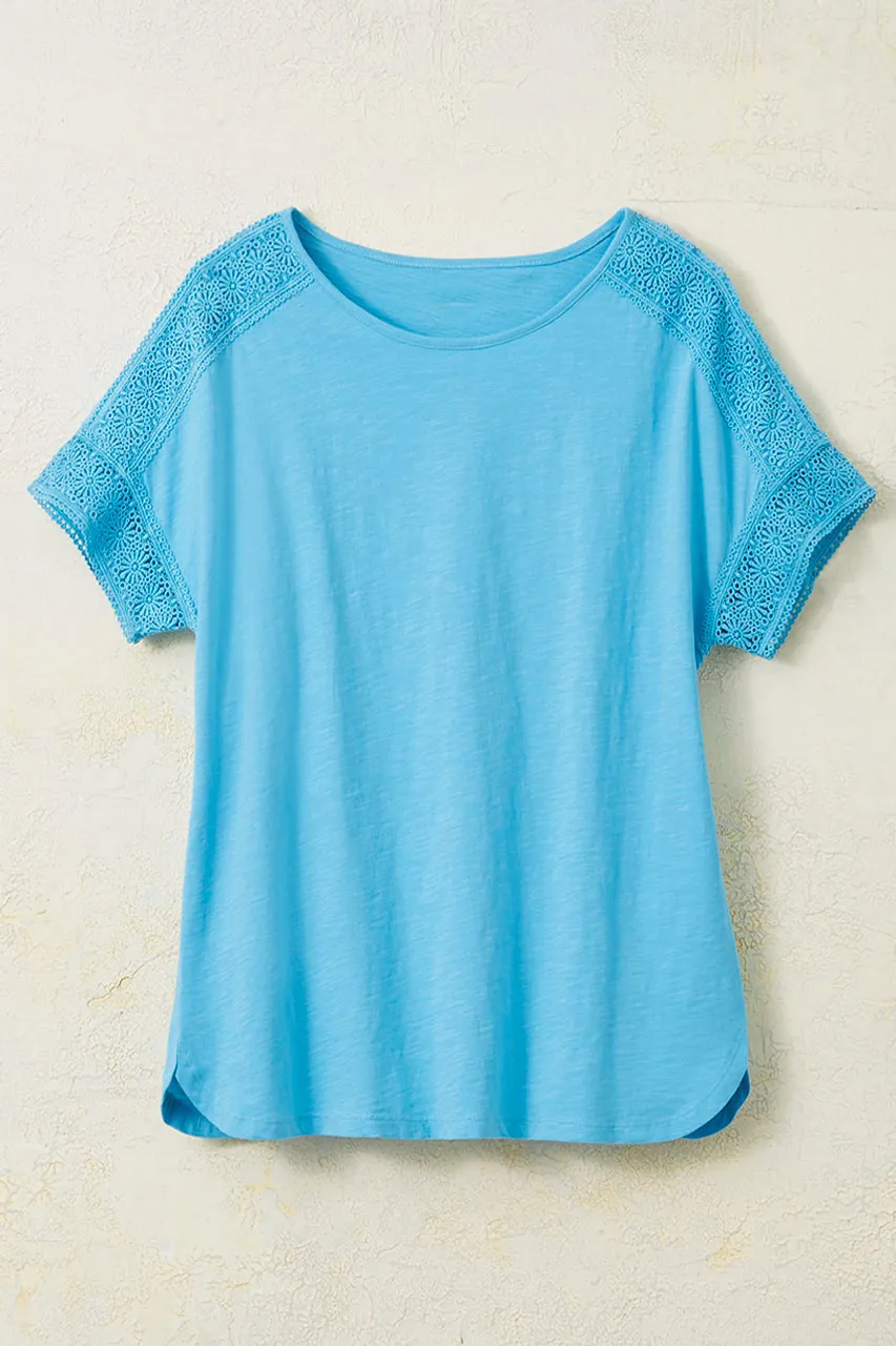 Little Lace 100% Cotton Tee