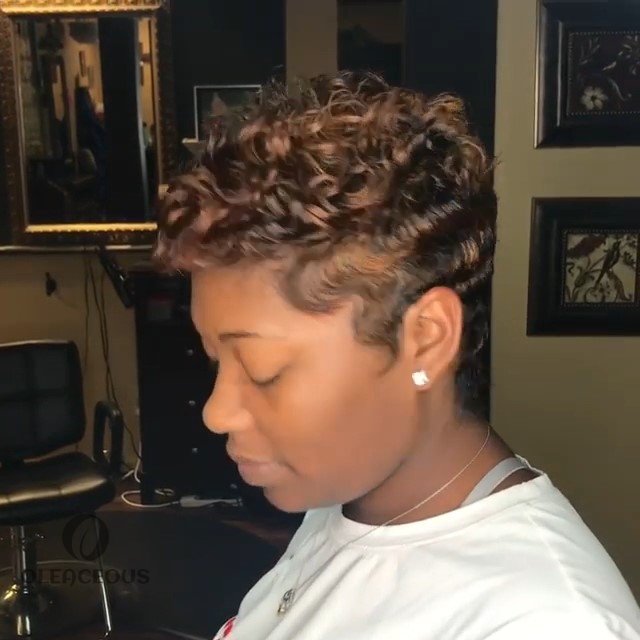 2026 New Fashion Natural Pixie Short Curly Wig