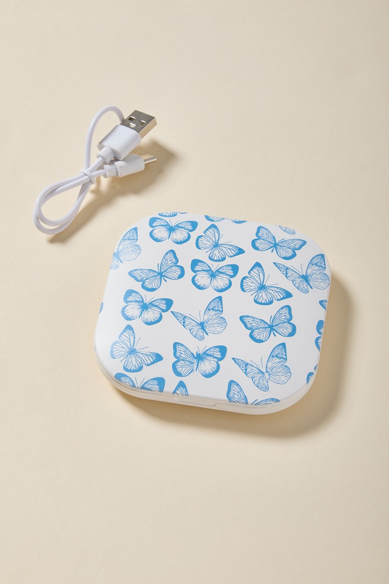 Butterfly Print Led Mirror