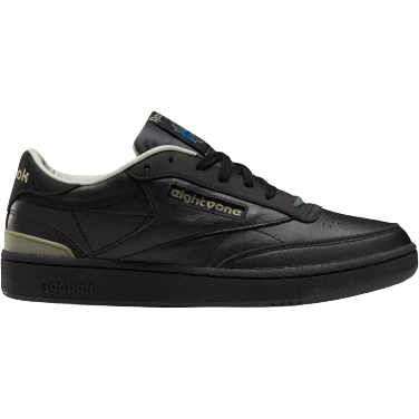 Final inventoryReebok Men's Club C 85 Shoes - Black / Khaki / The Blues