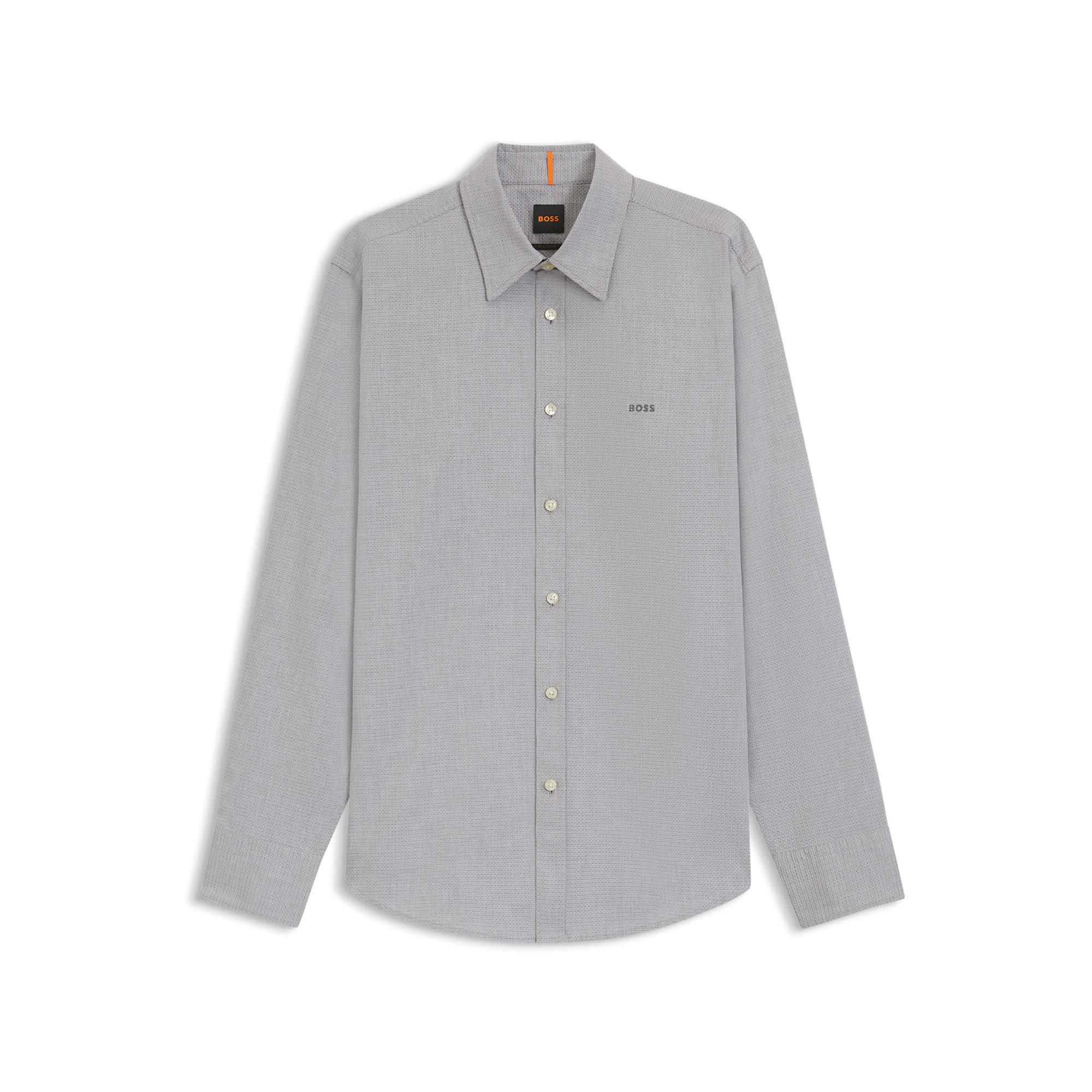 BOSS ORANGE Relegant_6_M Regular Fit Langarmhemd