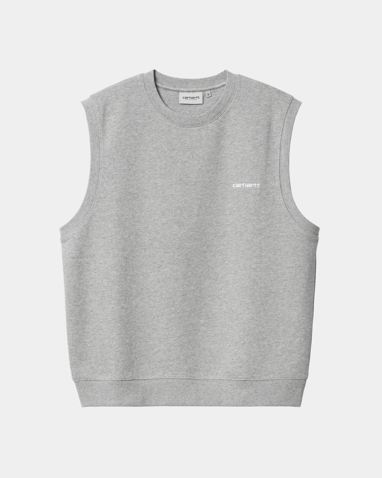 Final inventoryScript Vest Sweatshirt | Grey Heather