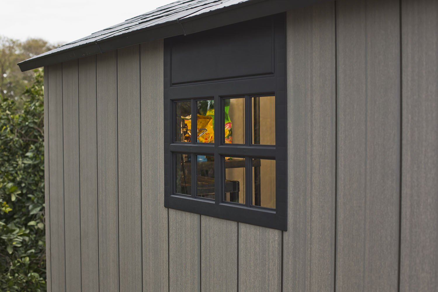 Oakland 7.5 ft. W x 7.5 ft. D Plastic Storage Shed