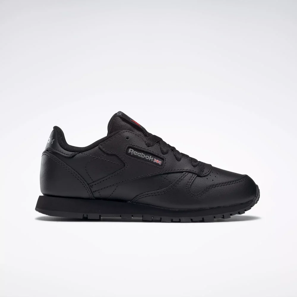 Final inventoryReebok Kid's Classic Leather PS Shoes - All Black