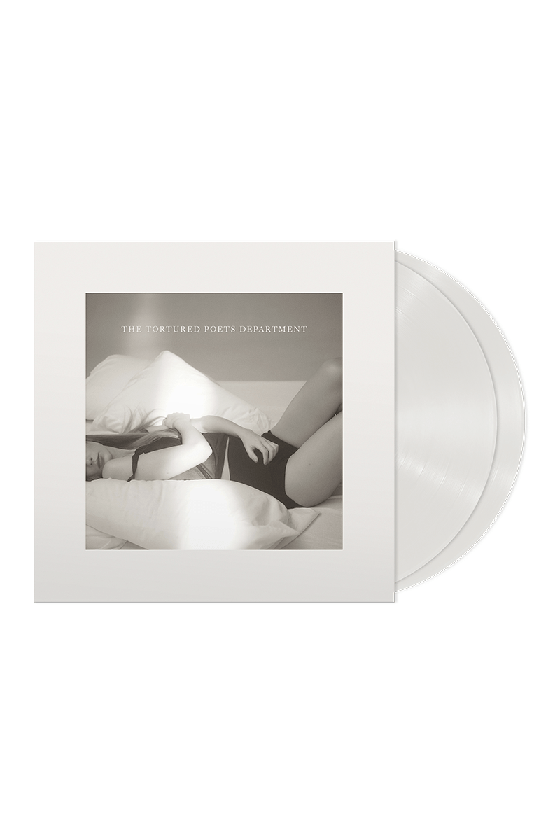 Taylor Swift The Tortured Poets Department Vinyl Album (Ghosted White 2LP)