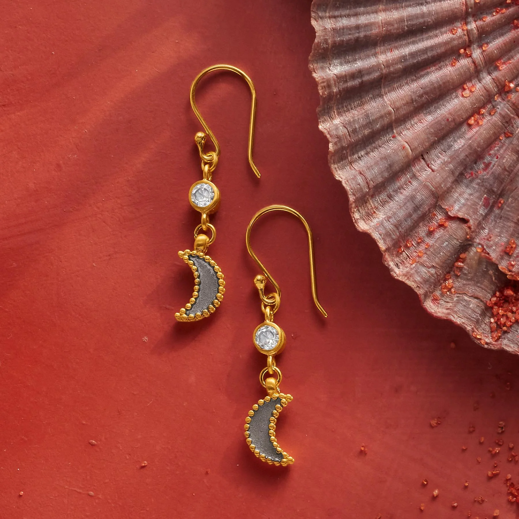 Sliver Of Midnight Earrings