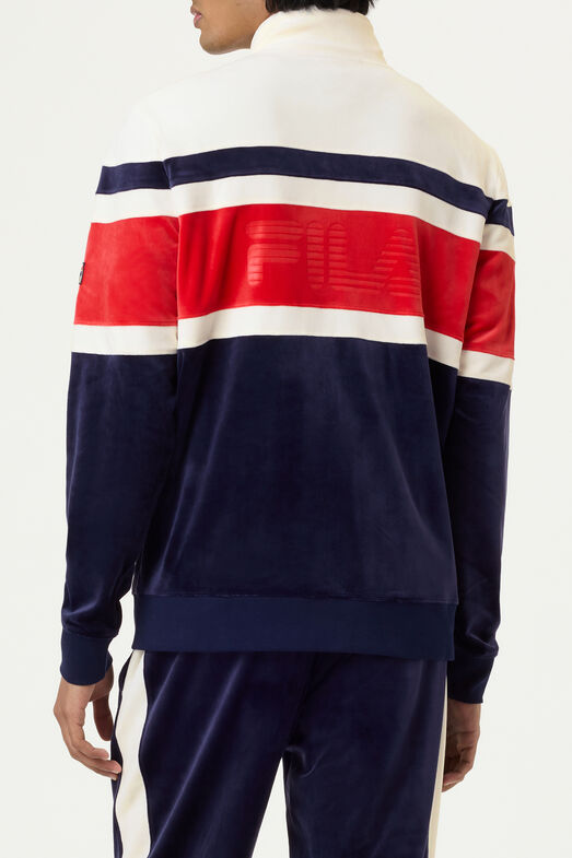 Fila Smart Retro Velour Blocked Track Jacket