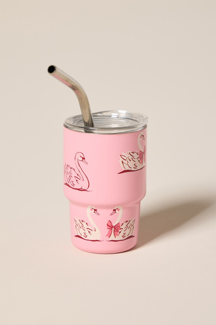 Swan Print Tiny Tumbler 2oz