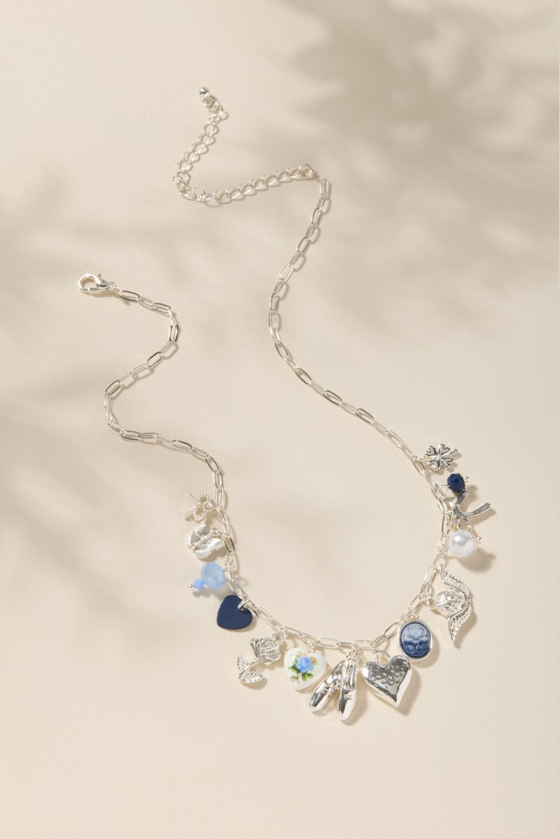 Bianca Cameo Swan Charm Necklace