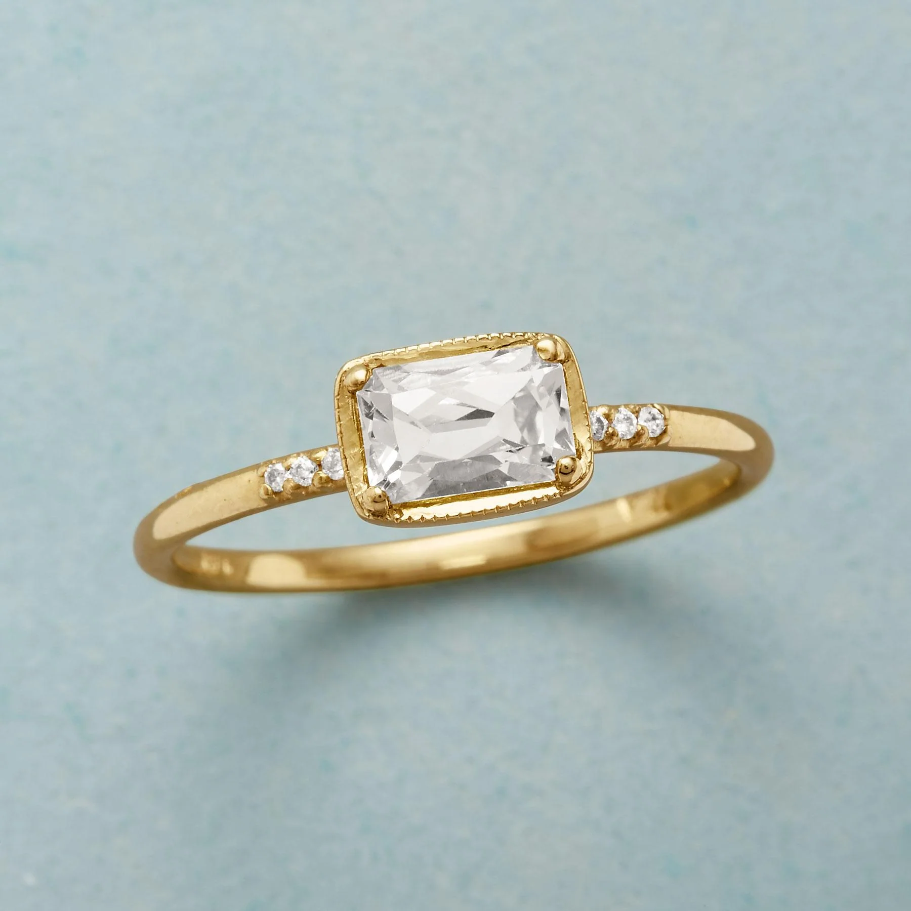 Karina White Sapphire Ring