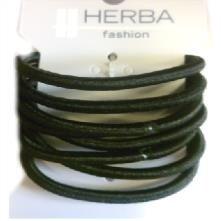 HERBA Haarbinder, schwarz, 8 Stk., Ø 5 cm