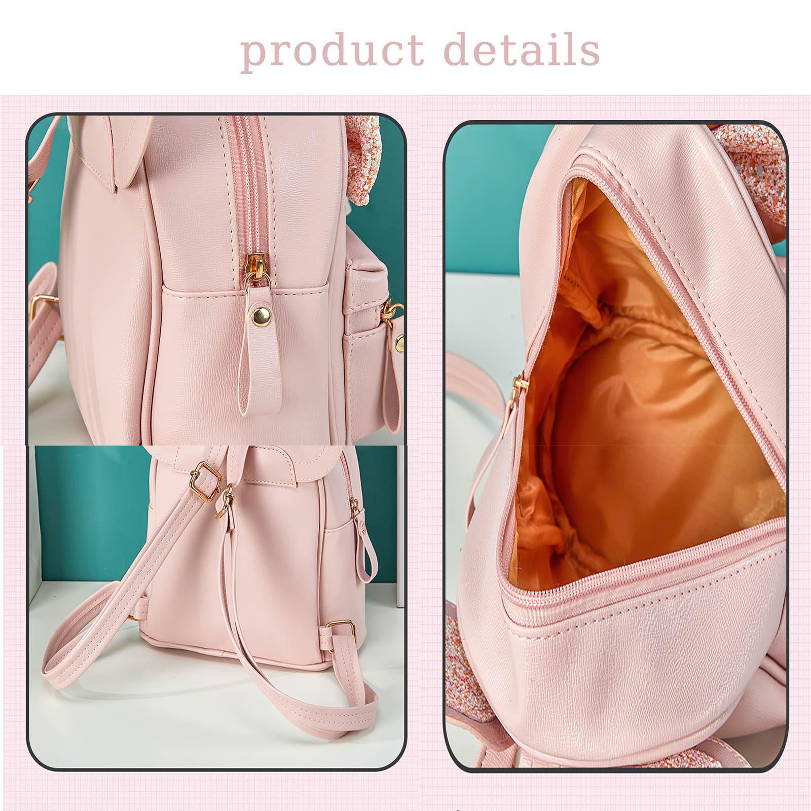 Only-bags.store Rucksack , Niedliche Fliege Rucksäcke Mini leichte Schultaschen mit Schlüsselanhänger Daypack