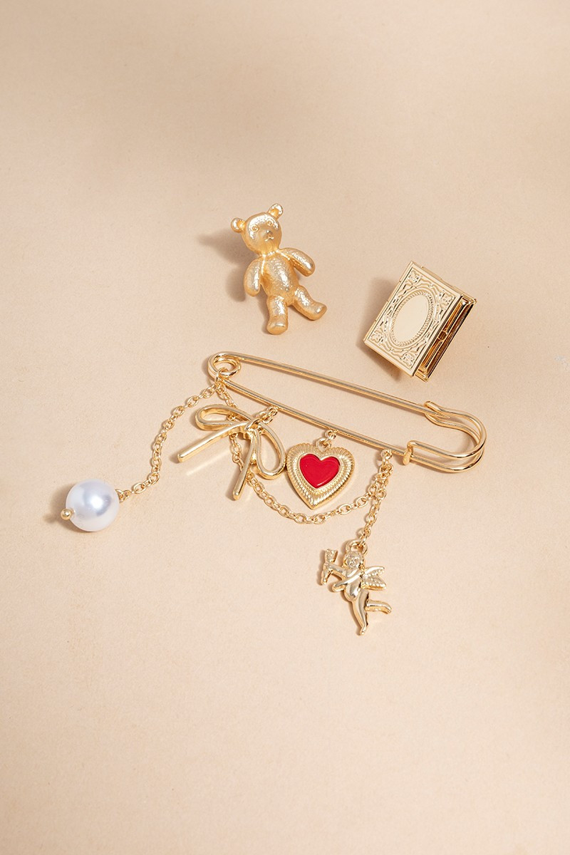 Lucy Mixed Style Pin Set