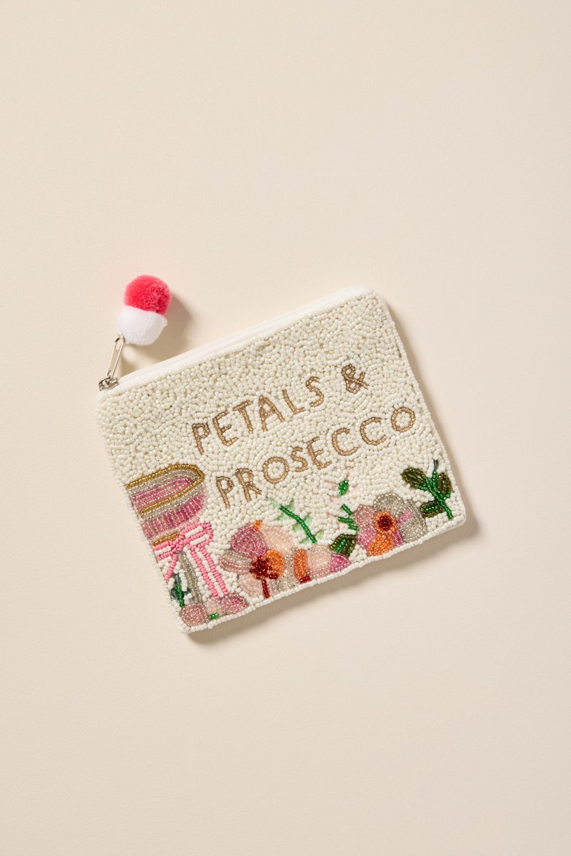 Petals And Prosecco Pouch
