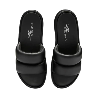 Final inventoryReebok Women's Cardi B Slides - Core Black