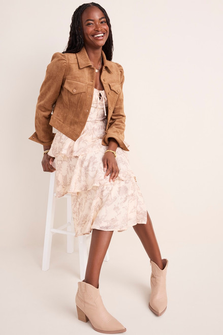 Beverly Faux Suede Jacket