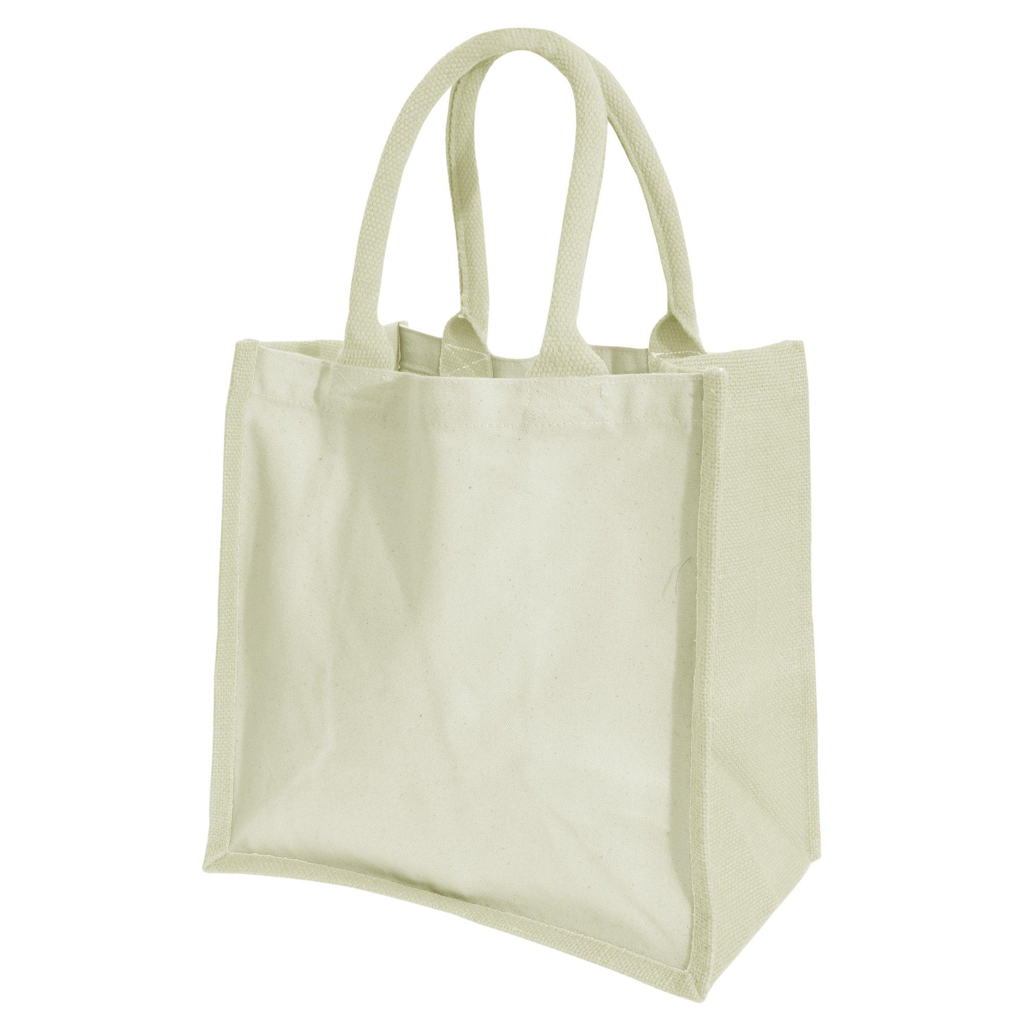 Westford Mill Midi JuteTasche Shopper Einkaufstasche, 14 Liter