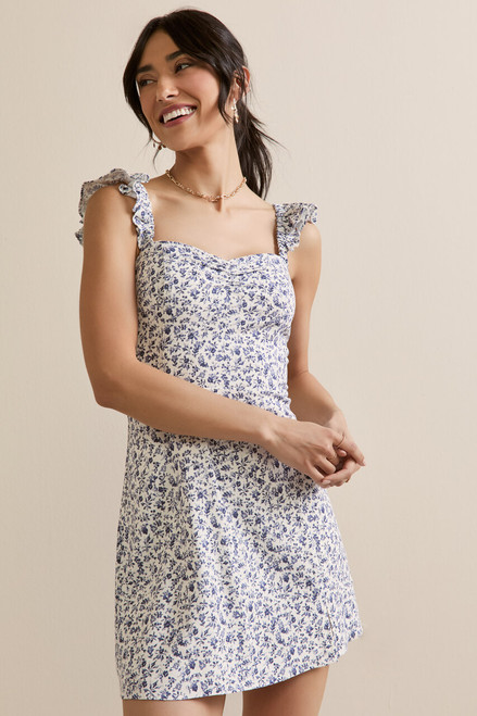 Cecilia Ditsy Floral Mini Dress