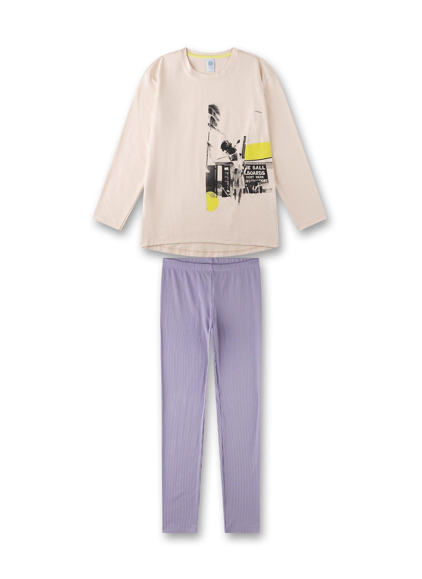 Sanetta Mädchen Schlafanzug Fotoprint