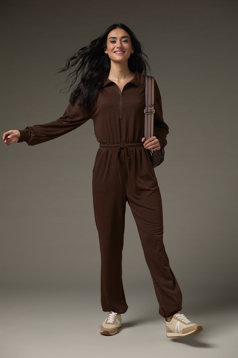 Lucia Zip Upper Cinched Waist Jumpsuit