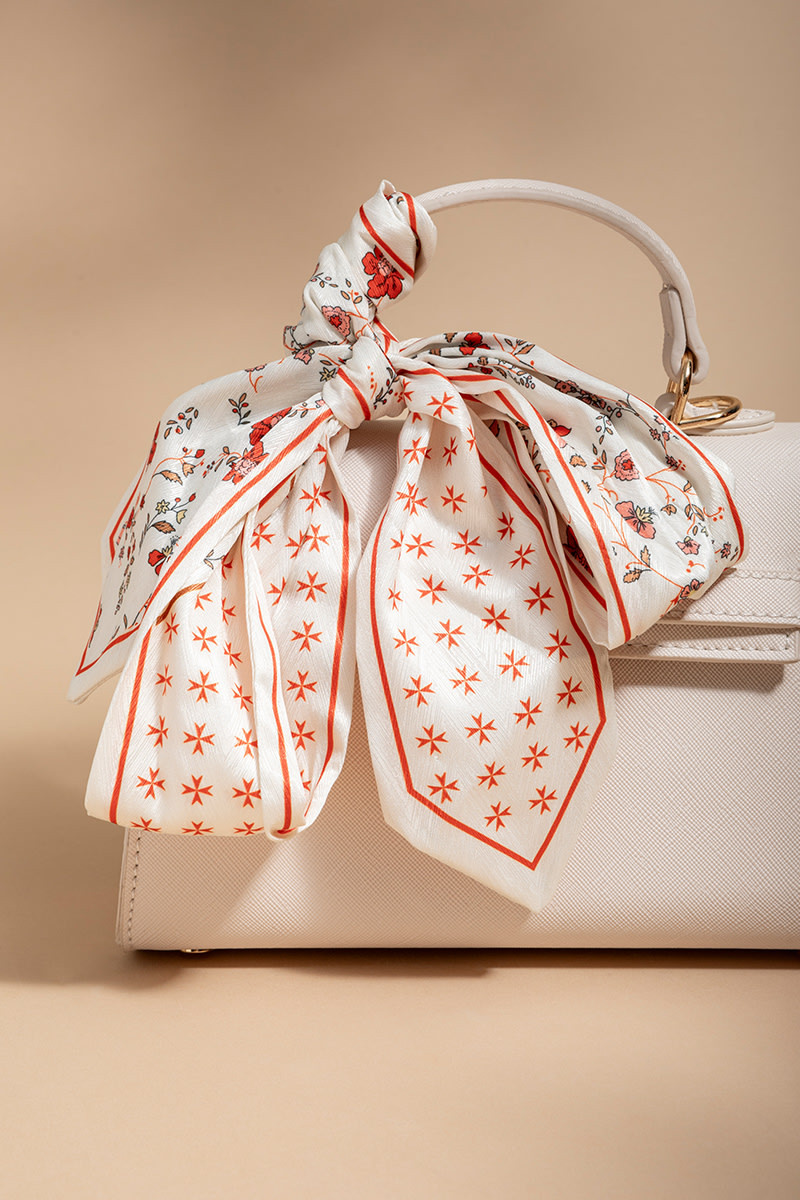 Holly Floral Thin Scarf