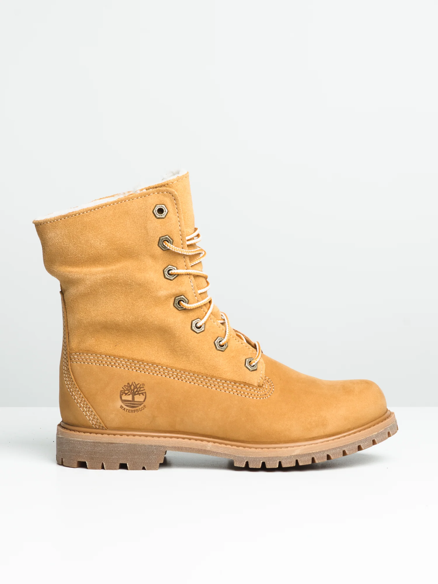 WOMENS TIMBERLAND AUTHENTIC TEDDY FOLD WATERPROOF BOOTS