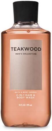 Bath & Body Works GIFT SET TEAKWOOD FOR MEN - Body Wash & Body lotion - FULL SIZE