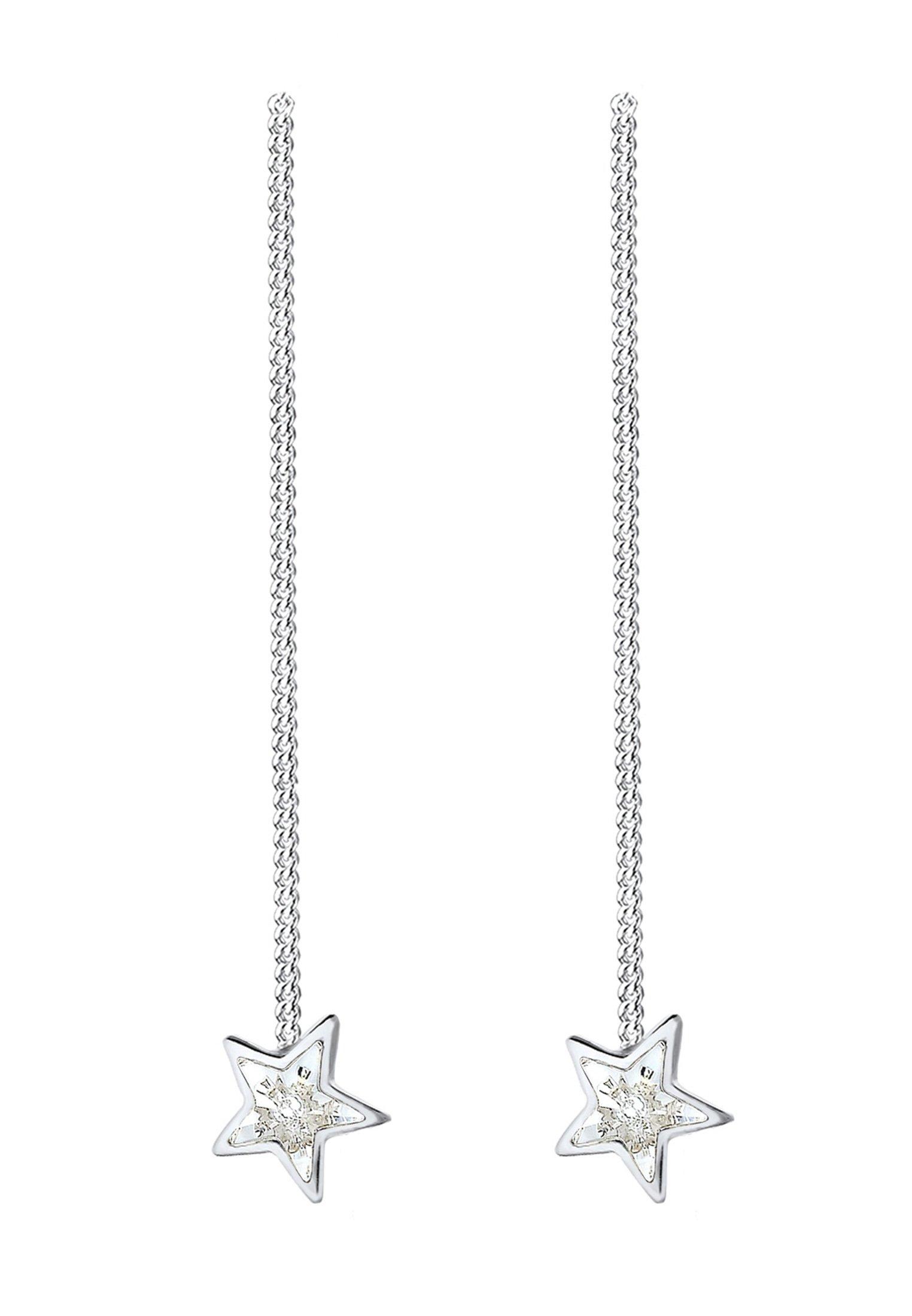 Elli Ohrringe Sterne Astro Kette Kristalle