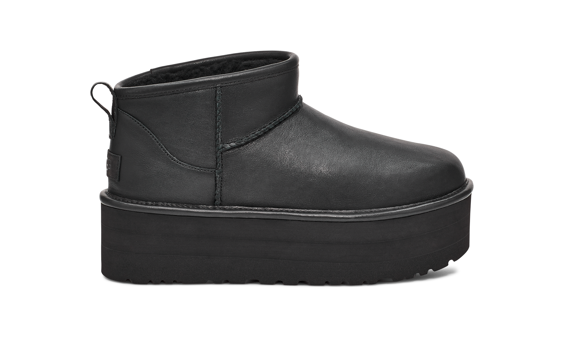 UGG®  Classic Ultra Mini Platform Leather
