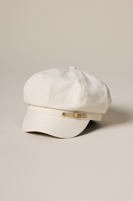 Kelly Tweed Buckle Cabbie Hat