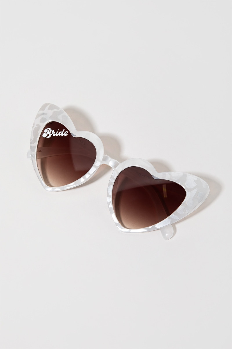 Leah Heart Shaped Sunglasses