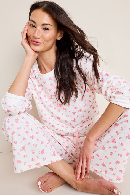 Jen Pink Floral Sweatshirt