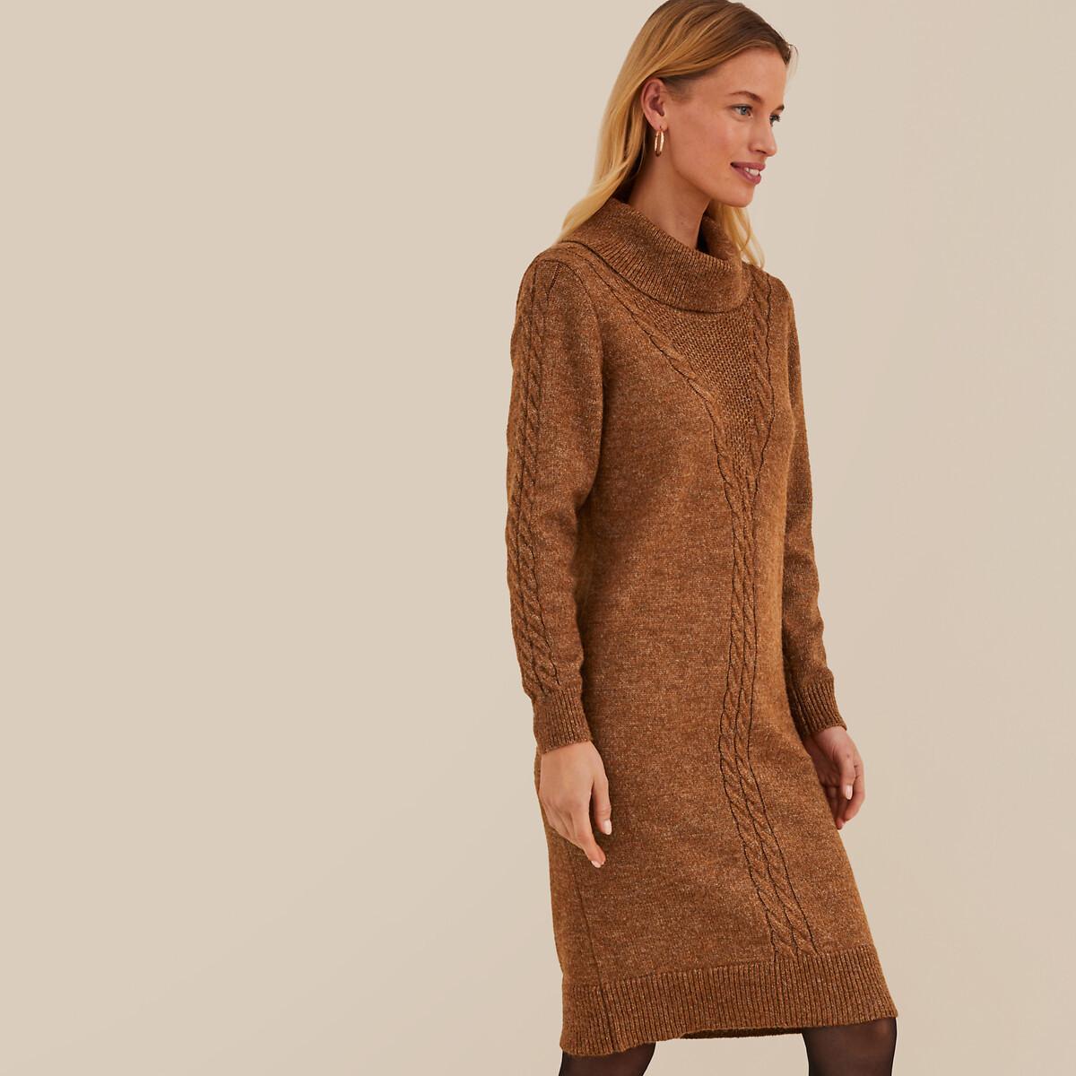 La Redoute Collections Strickkleid mit langen Ärmeln