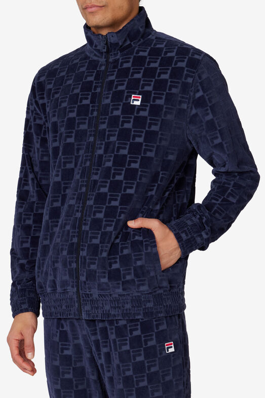 Fila Jacquard Velour Track Jacket
