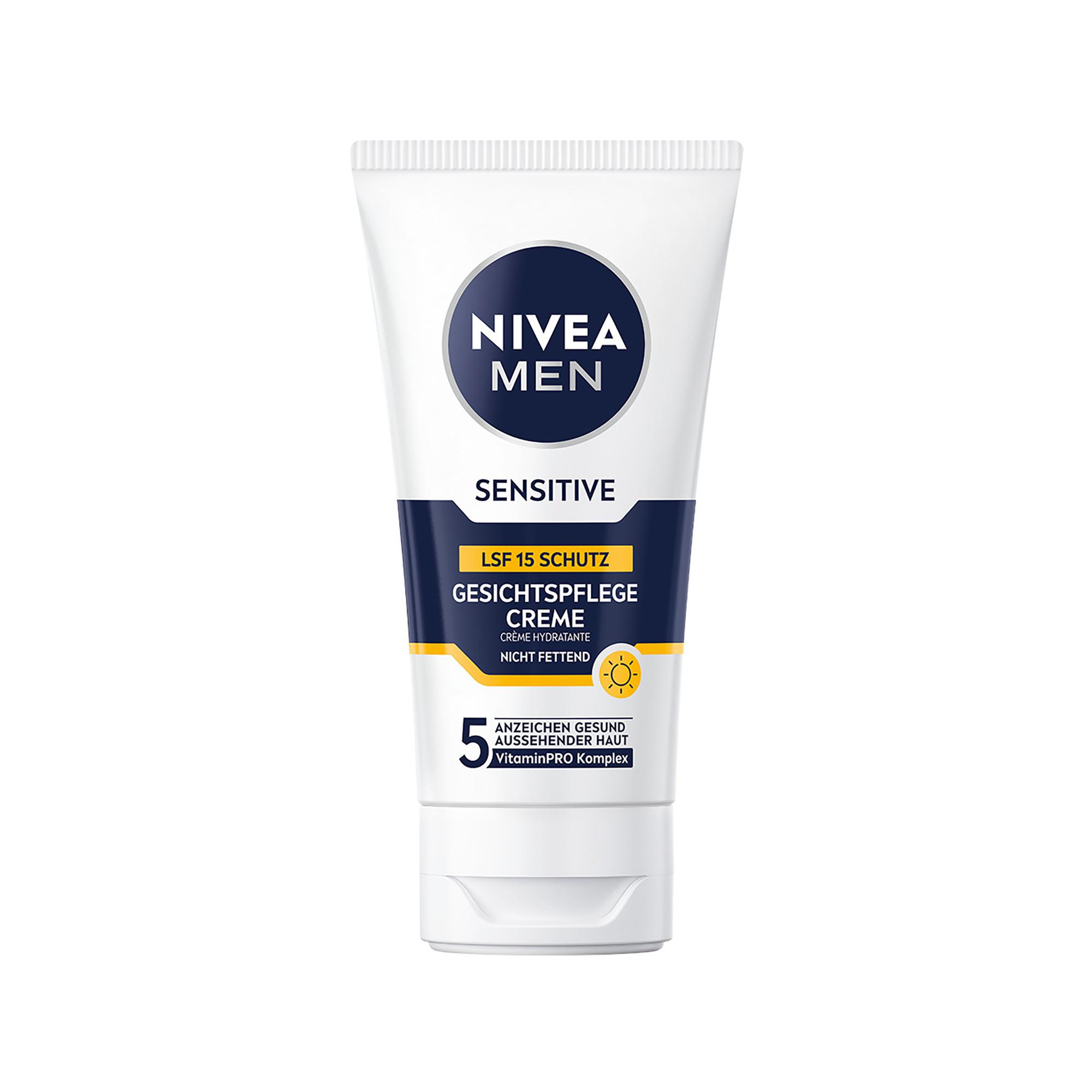 NIVEA Sensitive Gesichtspflege Creme LSF 15