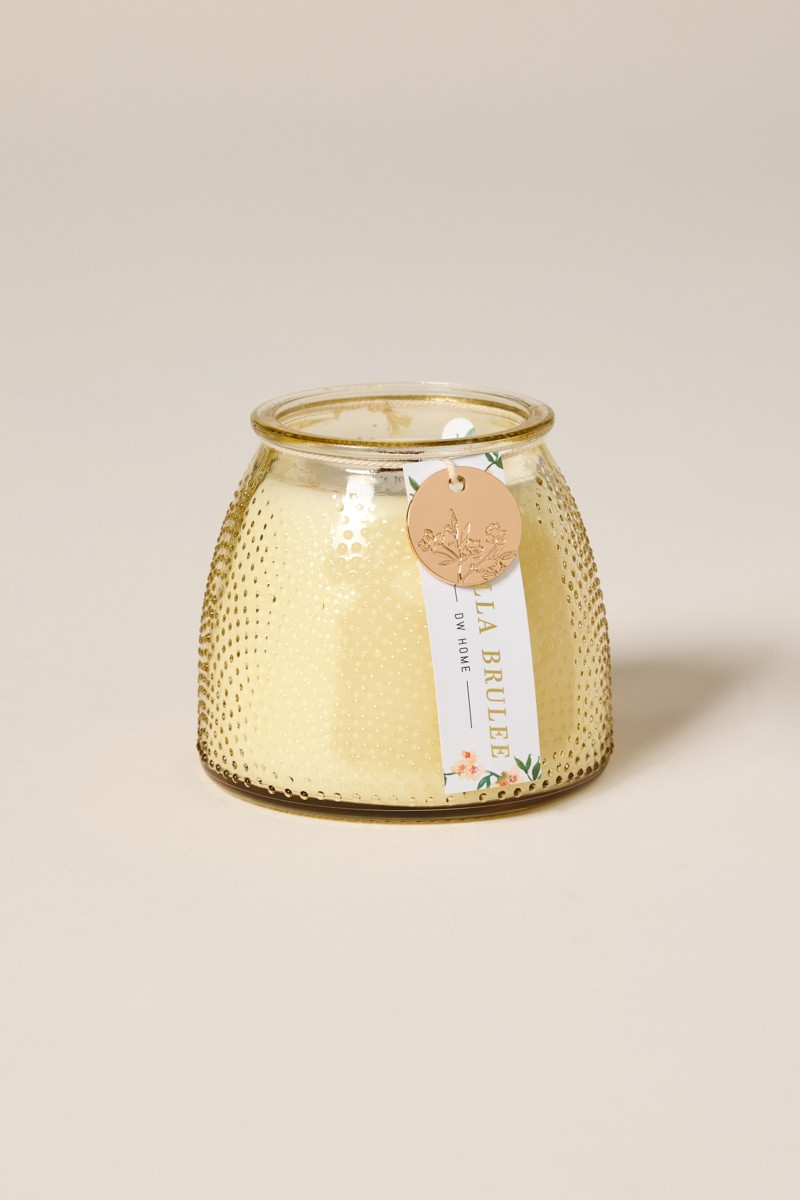 DW Home Vanilla Brulee Candle Jar 14oz