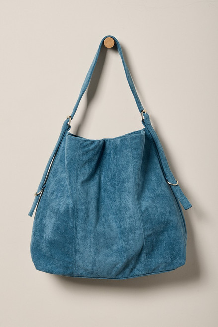 Nancy Suede Slouchy Tote Bag