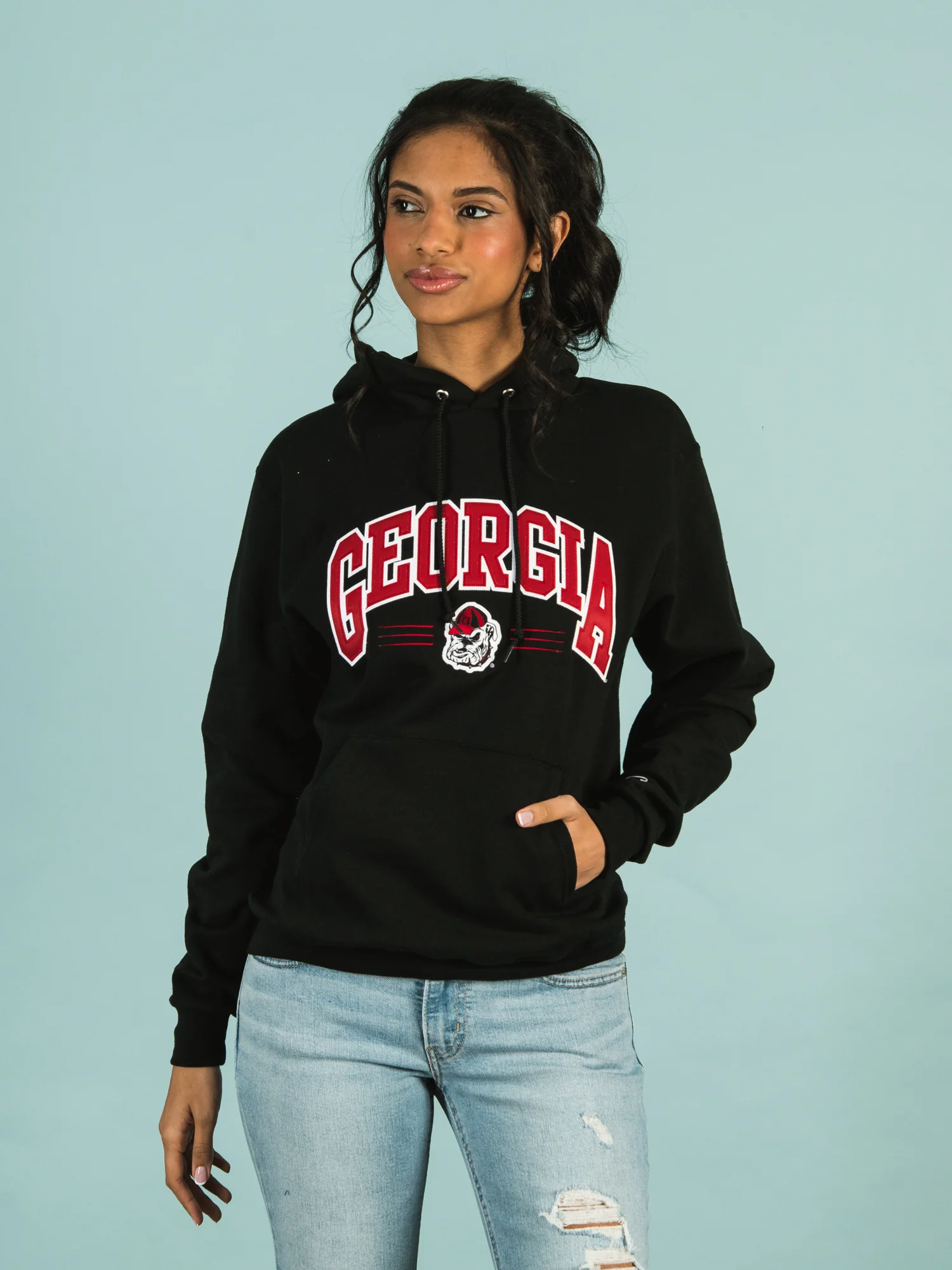Final inventoryCHAMPION GEORGIA PULLOVER HOODIE