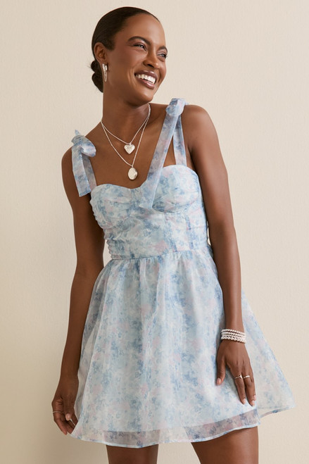 Jackie Floral Corset Mini Dress