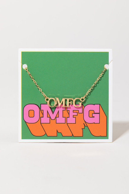 OMFG Pendant Necklace