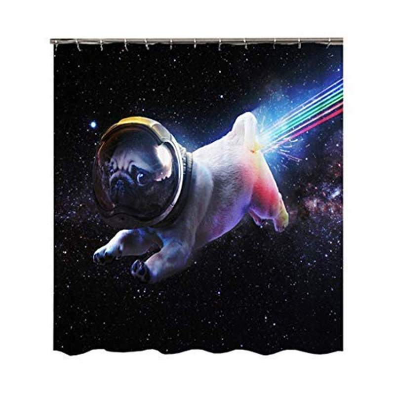 Cute Dog Funny Astronauts Bulldog Outer Space Laser Pug Lovely Animal Puppy Theme 3D Printing
