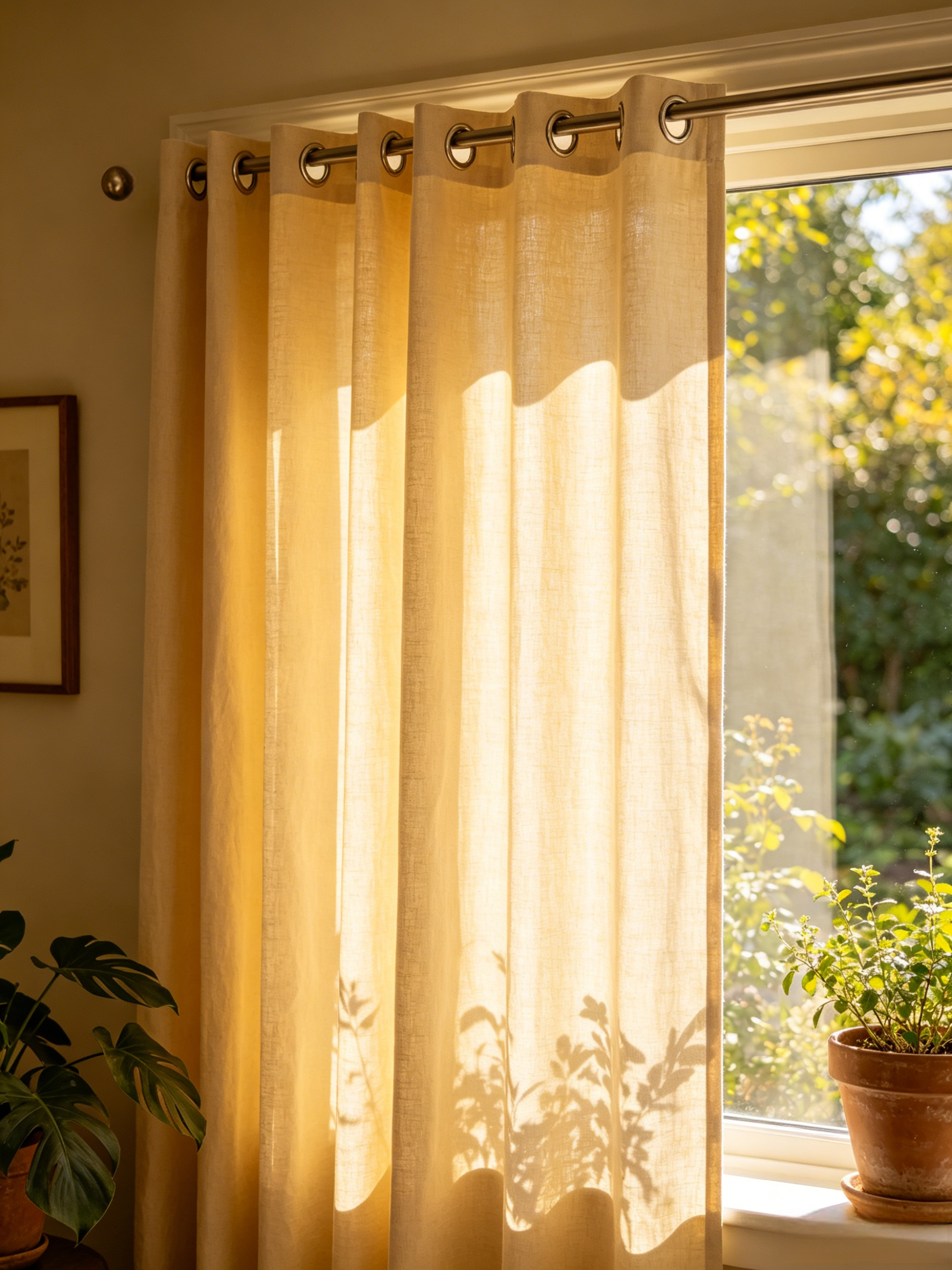 Grommet Window Curtain Panel, Single Panel