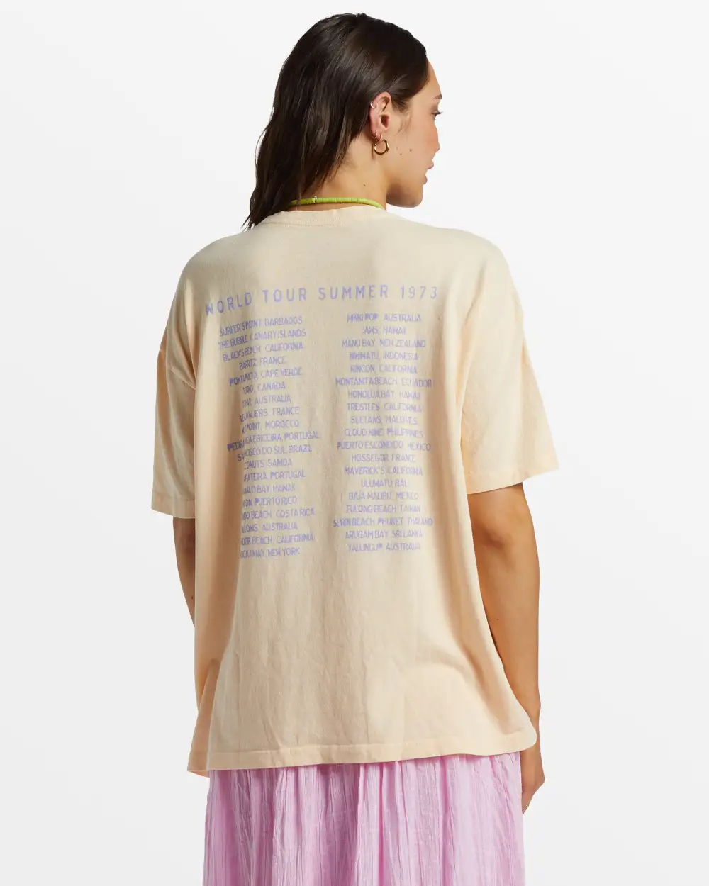 Final inventorySince 73 Oversized T-Shirt - Peach Whip