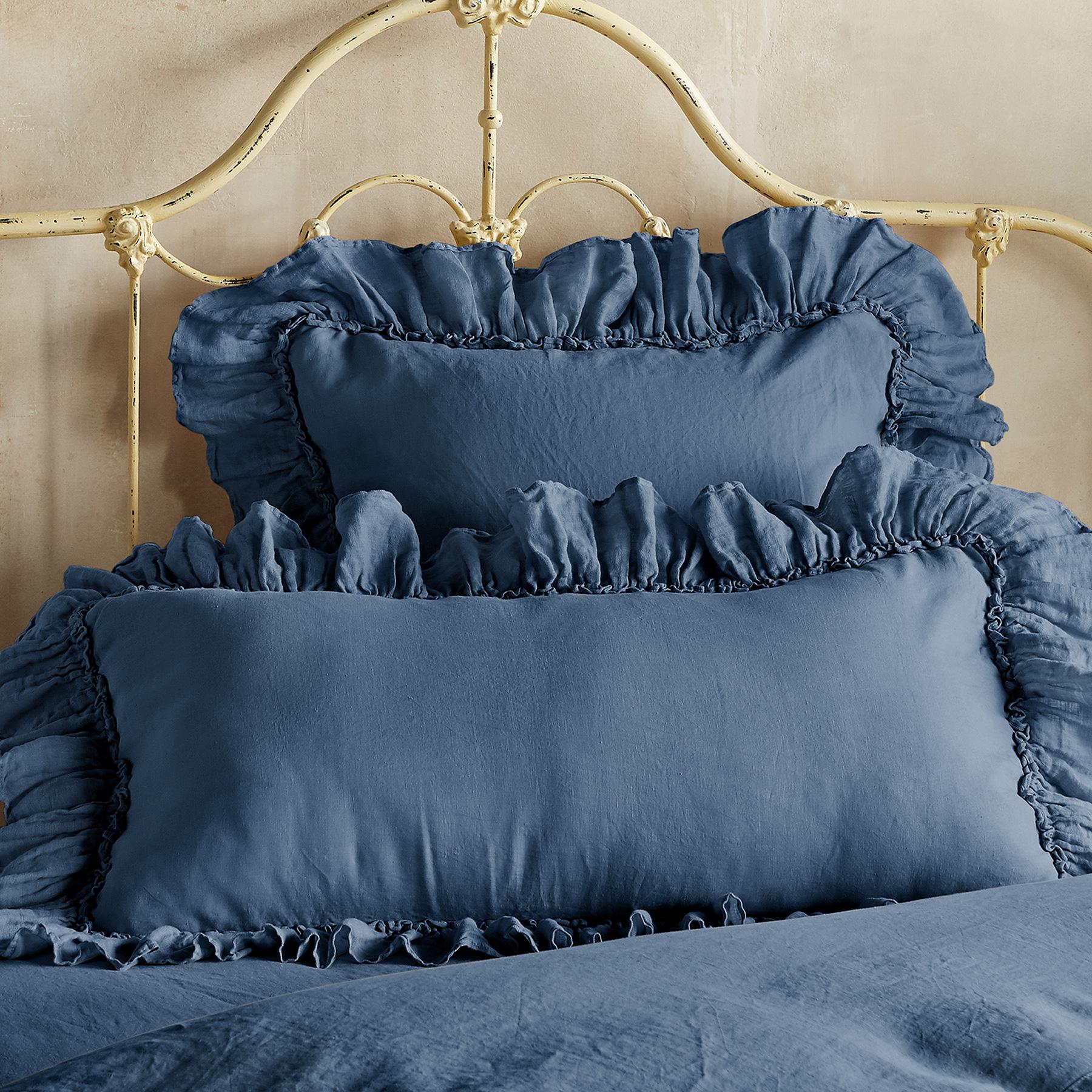 Gossamer Linen Ruffle Sham