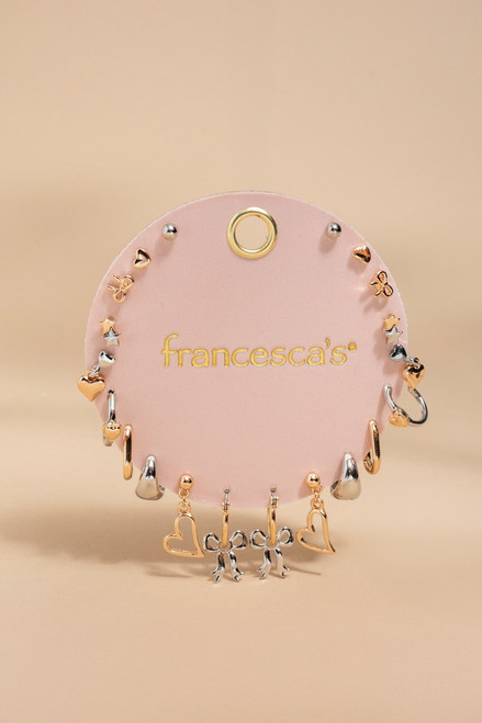 Drew Bows and Hearts Earring Pack